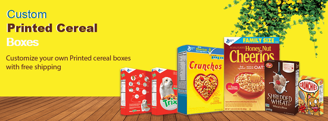 Custom Blank Cereal Boxes Wholesale at RushPackaging
